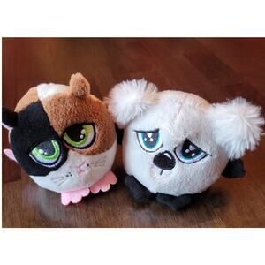 Ganz Silly Scoops Lot of 2 Kiwi Koala & Mocha Almond Guinea Pig